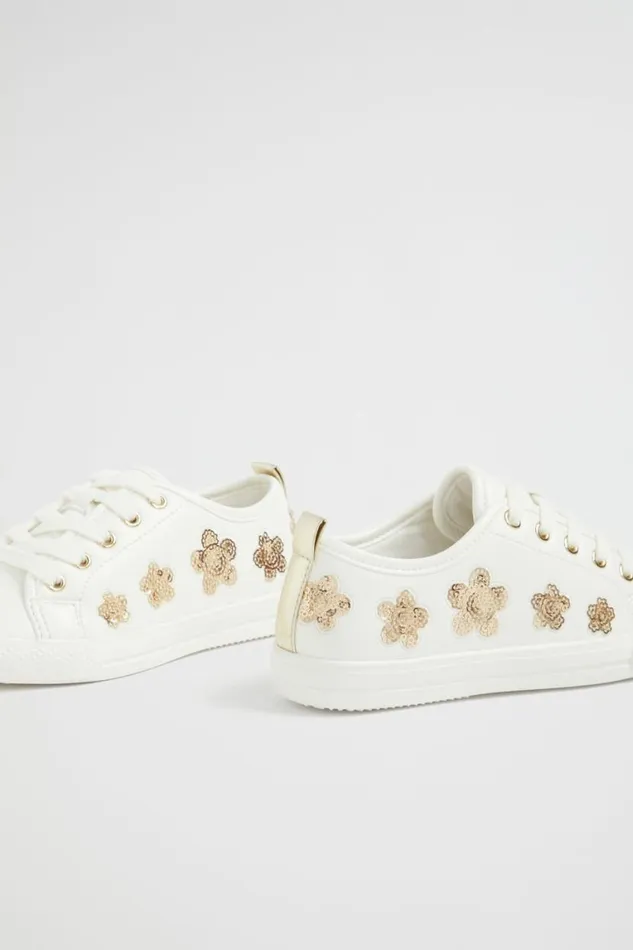 Seed Heritage Sneakers and Trainers Daisy Sequin Trainer White 8211 Girl