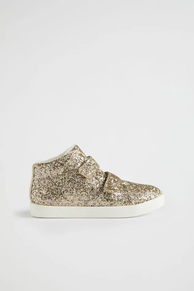 Seed Heritage Sneakers and Trainers Glitter Tab High Top Gold 8211 Girl