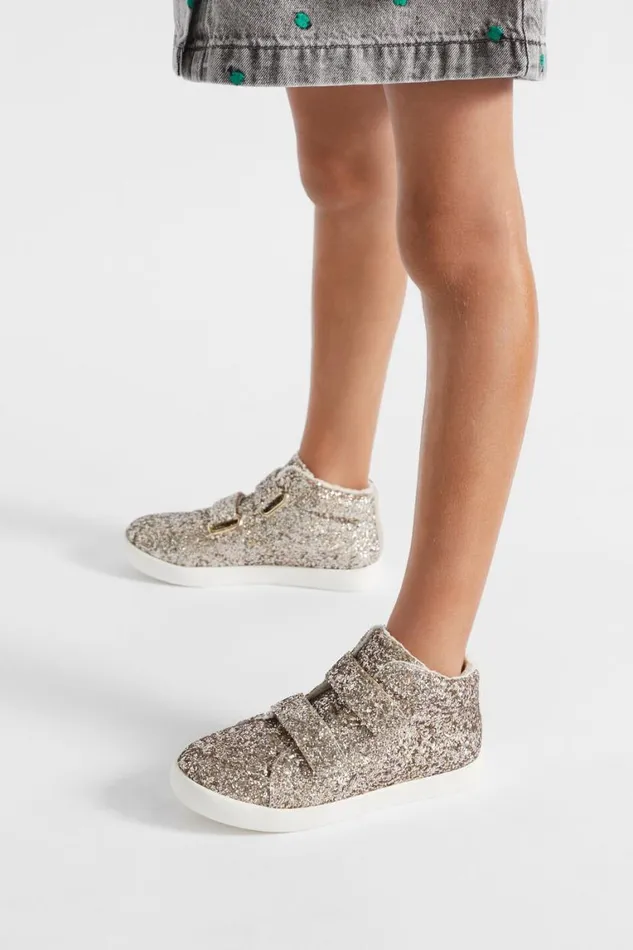 Seed Heritage Sneakers and Trainers Glitter Tab High Top Gold 8211 Girl