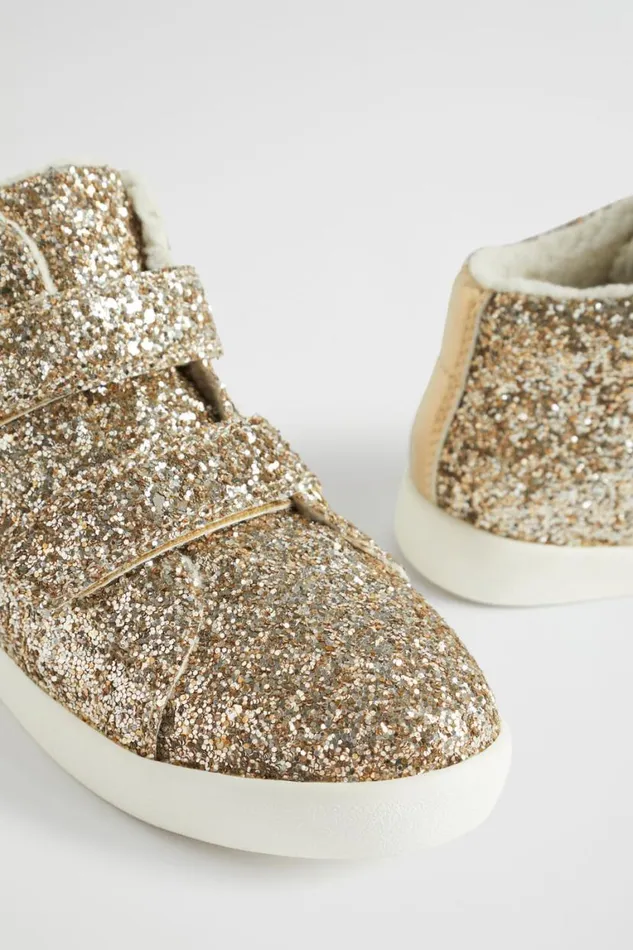 Seed Heritage Sneakers and Trainers Glitter Tab High Top Gold 8211 Girl