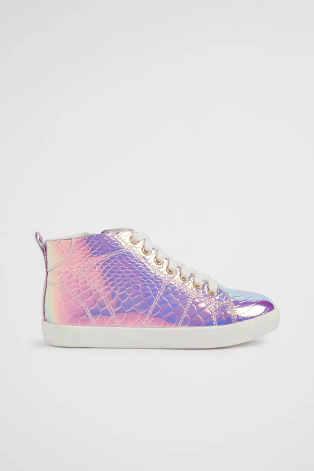 Seed Heritage Sneakers and Trainers Iridescent Hightop Iridescent 8211 Girl Seed Heritage Sneakers and Trainers Iridescent Hightop Iridescent 8211 Girl