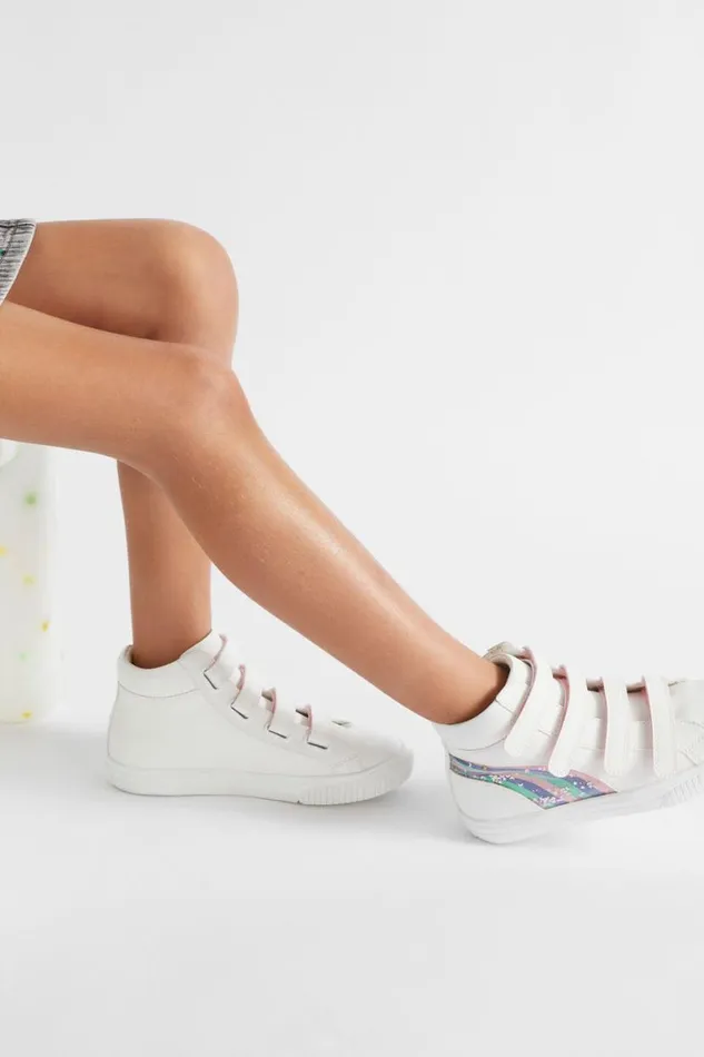 Seed Heritage Sneakers and Trainers Rainbow High Top White 8211 Girl