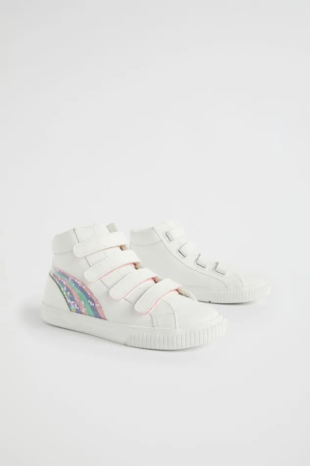 Seed Heritage Sneakers and Trainers Rainbow High Top White 8211 Girl