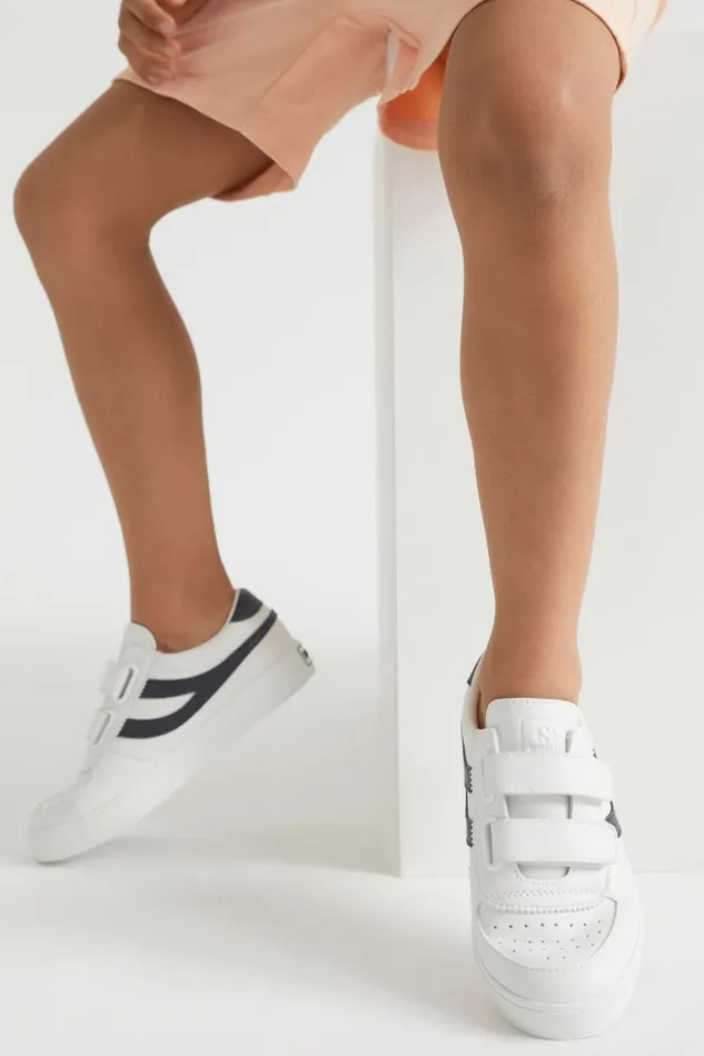 Seed Heritage Sneakers and Trainers Superga Seattle Strap Sneaker White Blue 8211 Boy