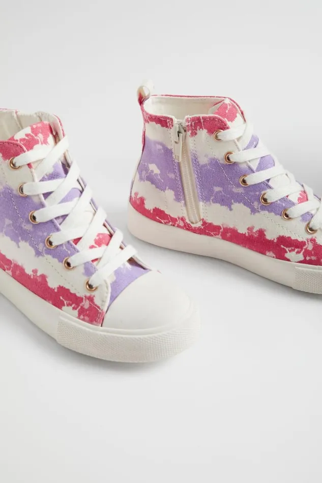 Seed Heritage Sneakers and Trainers Tie Dye High Top Multi 8211 Girl