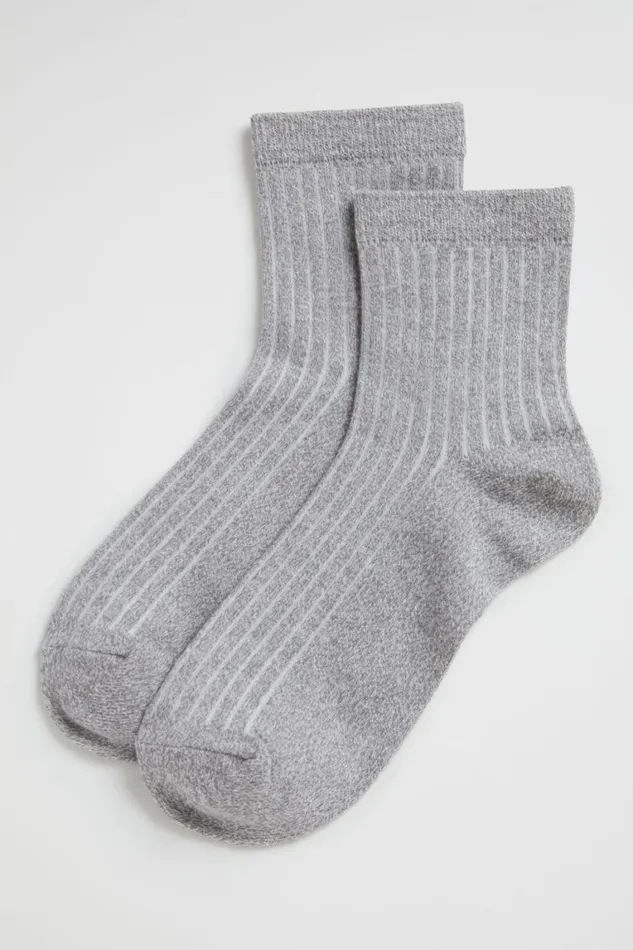 Seed Heritage Socks and Tights 14 Crew Socks Grey 8211 Woman