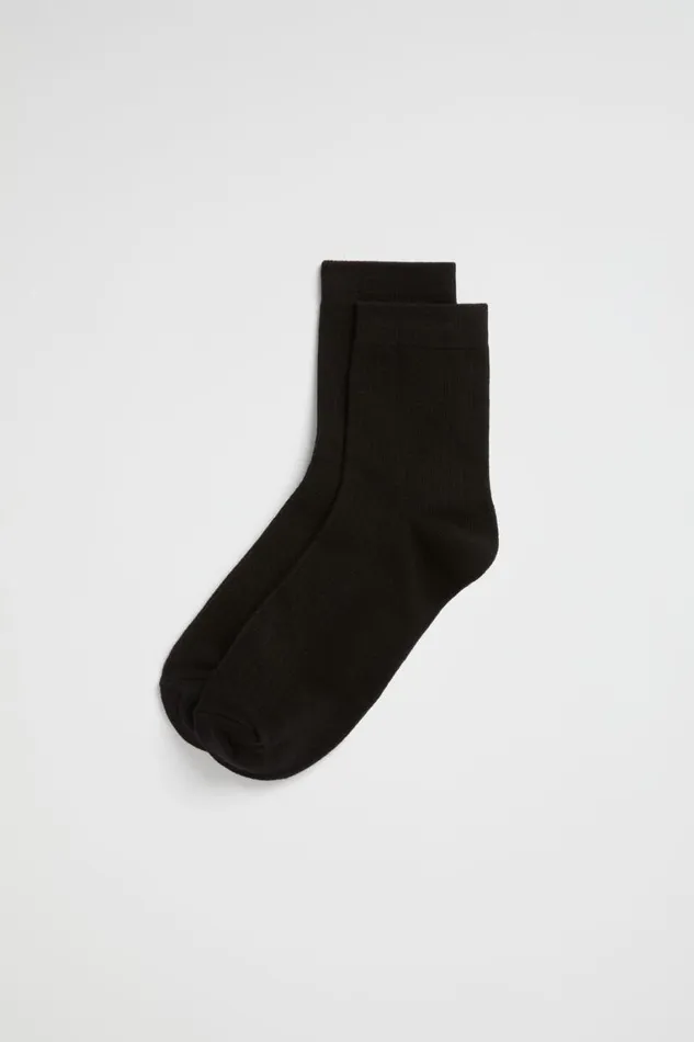Seed Heritage Socks and Tights Quarter Crew Sock Black 8211 Woman