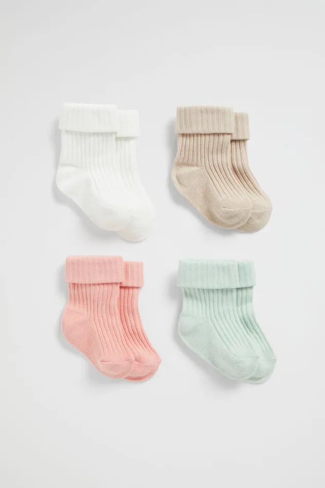 Seed Heritage Socks Rib Sock Multipack Bright 8211 NewbornBaby