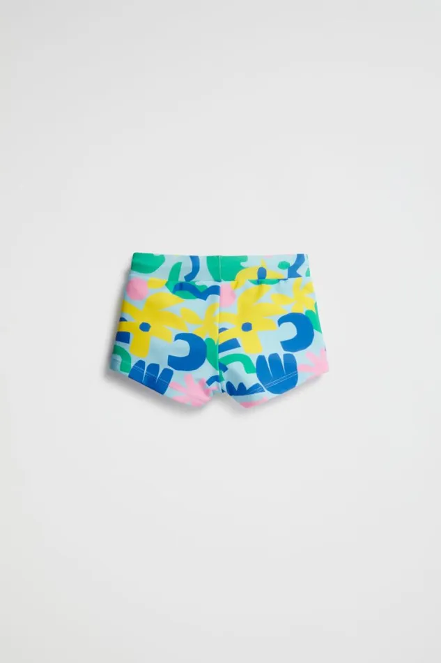 Seed Heritage Swimwear Shapes Print Swim Short Ocean Blue 8211 Baby