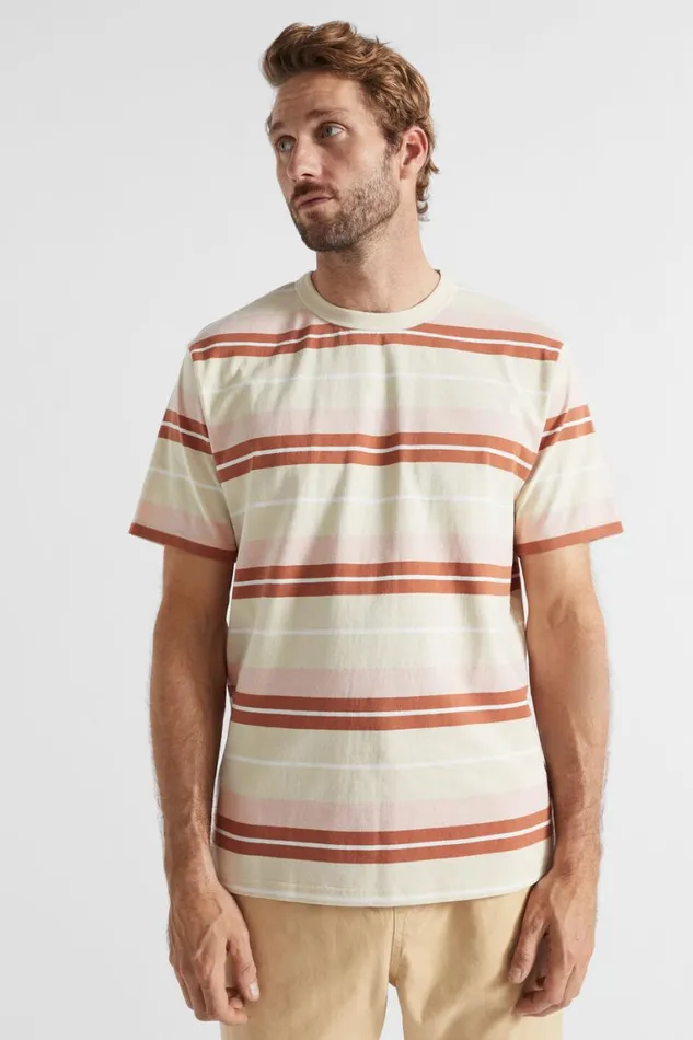 Seed Heritage TShirts and Sweaters Classic Stripe Tee Ecru Bold Stripe 8211 Man