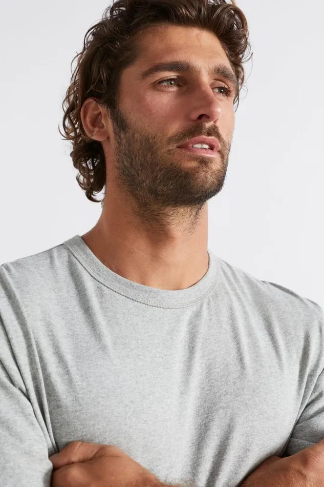Seed Heritage TShirts and Sweaters Classic Tee Grey Marle 8211 Man