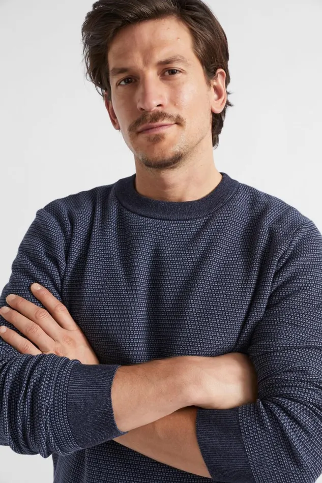 Seed Heritage TShirts and Sweaters Lightweight Sweater Midnight Blue 8211 Man