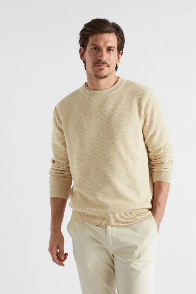 Seed Heritage TShirts and Sweaters Lightweight Sweater Sand 8211 Man