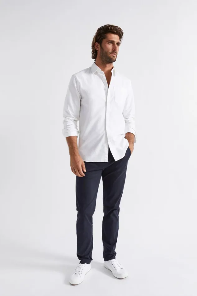 Seed Heritage TShirts and Sweaters Oxford Shirt Vintage White 8211 Man