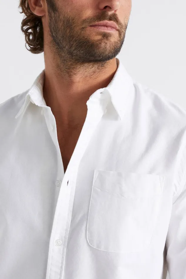 Seed Heritage TShirts and Sweaters Oxford Shirt Vintage White 8211 Man