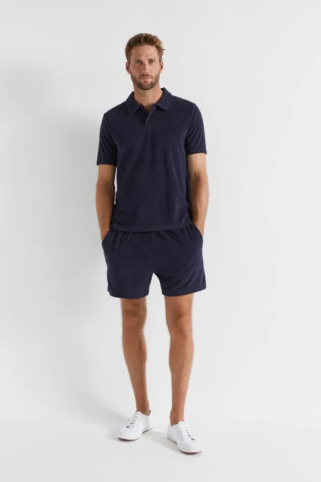 Seed Heritage TShirts and Sweaters Terry Polo Midnight Blue 8211 Man