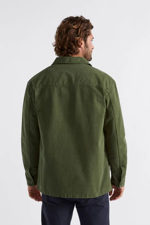Seed Heritage TShirts and Sweaters Utility Overshirt Dark Khaki 8211 Man