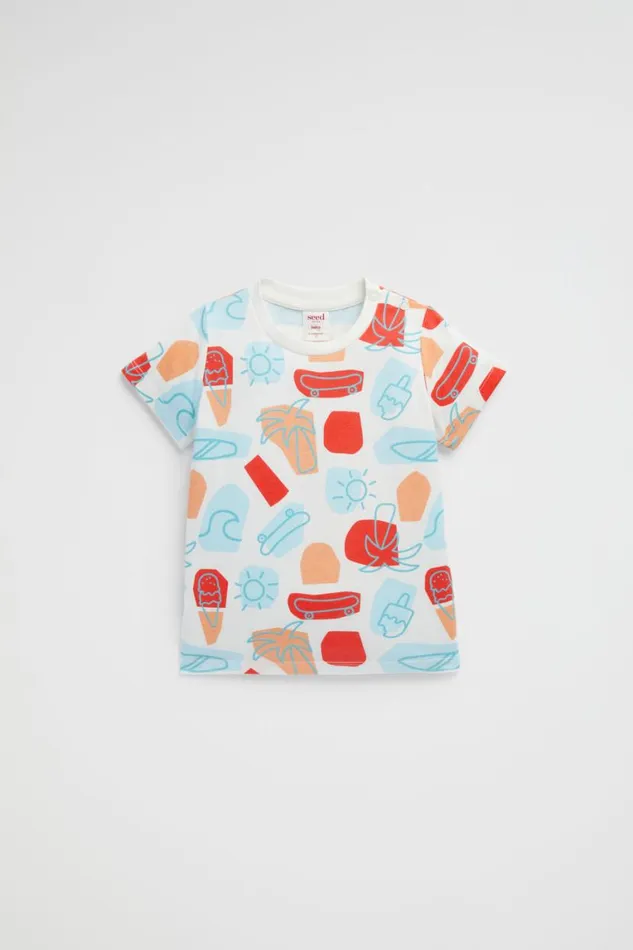 Seed Heritage TShirts and Tops Beach Yardage Tee Multi 8211 Baby