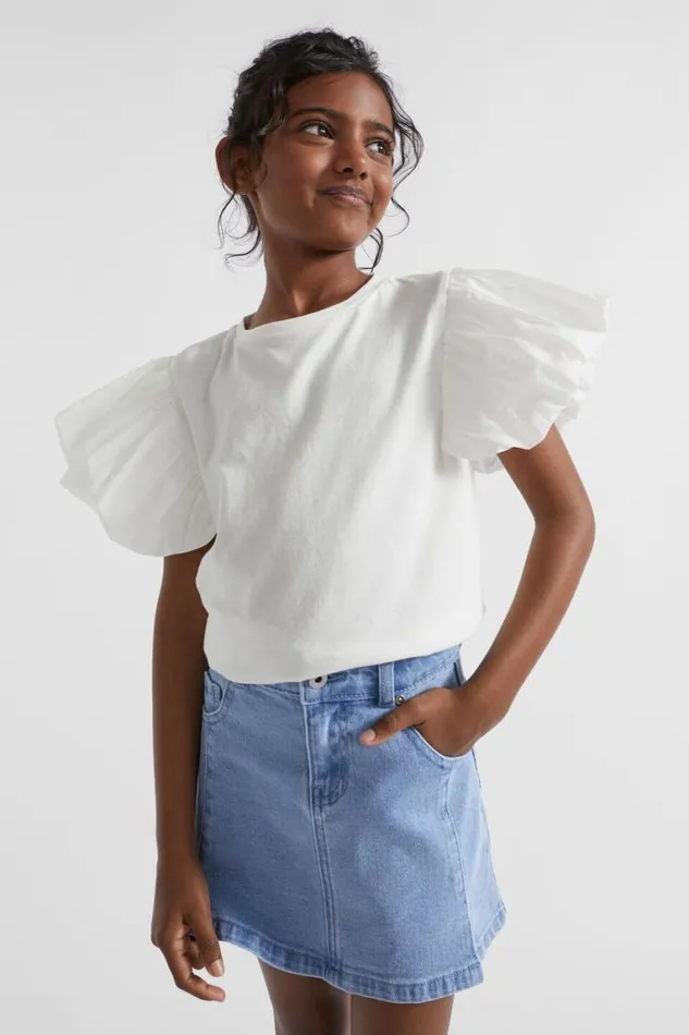 Seed Heritage TShirts and Tops Bubble Sleeve Tee Canvas 8211 Girl