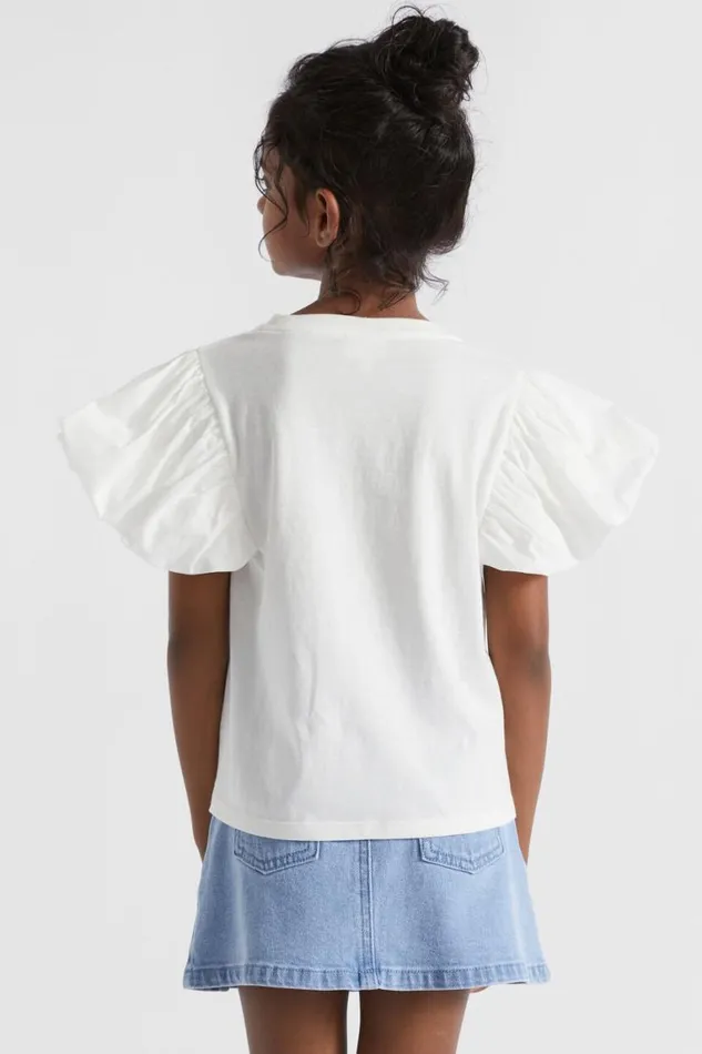 Seed Heritage TShirts and Tops Bubble Sleeve Tee Canvas 8211 Girl