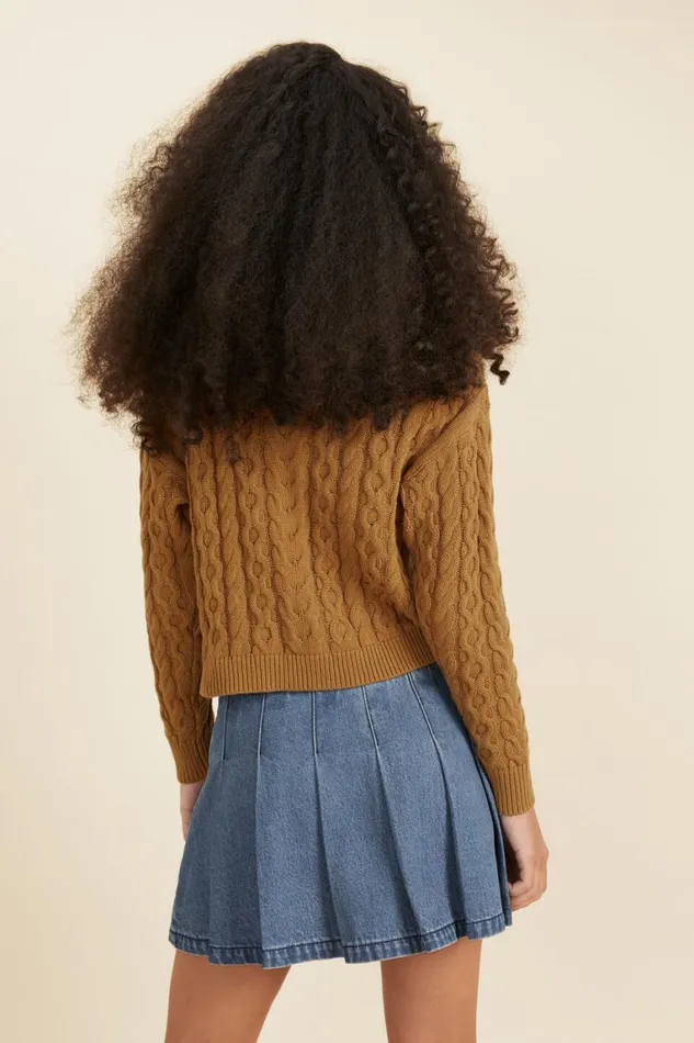 Seed Heritage TShirts and Tops Cable Knit Sunflower 8211 Teen Girl