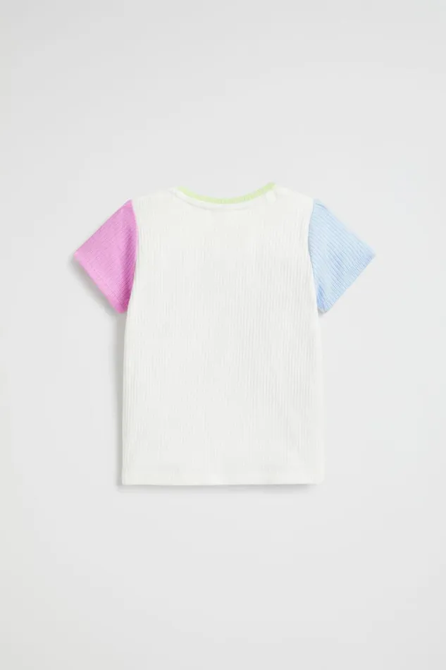 Seed Heritage TShirts and Tops Colourblock Tee Multi 8211 Baby