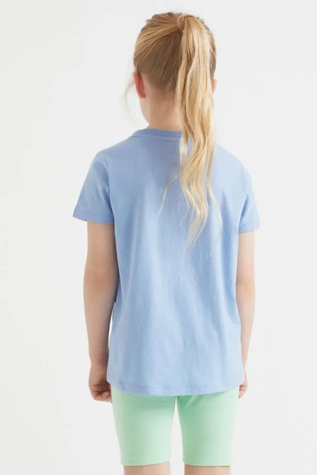 Seed Heritage TShirts and Tops Core Basic Tee Blue Iris 8211 GirlBoy