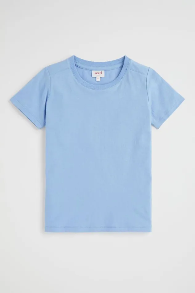 Seed Heritage TShirts and Tops Core Basic Tee Blue Iris 8211 GirlBoy