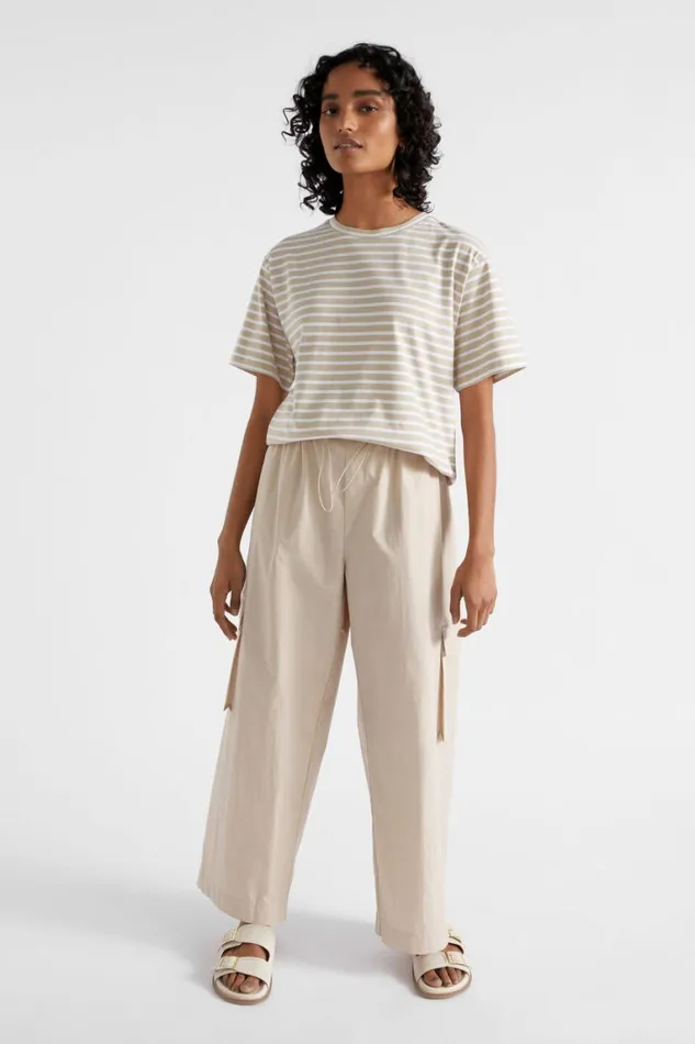 Seed Heritage TShirts and Tops Core Boyfriend Tee Cool Sand Stripe 8211 Woman Seed Heritage TShirts and Tops Core Boyfriend Tee Cool Sand Stripe 8211 Woman