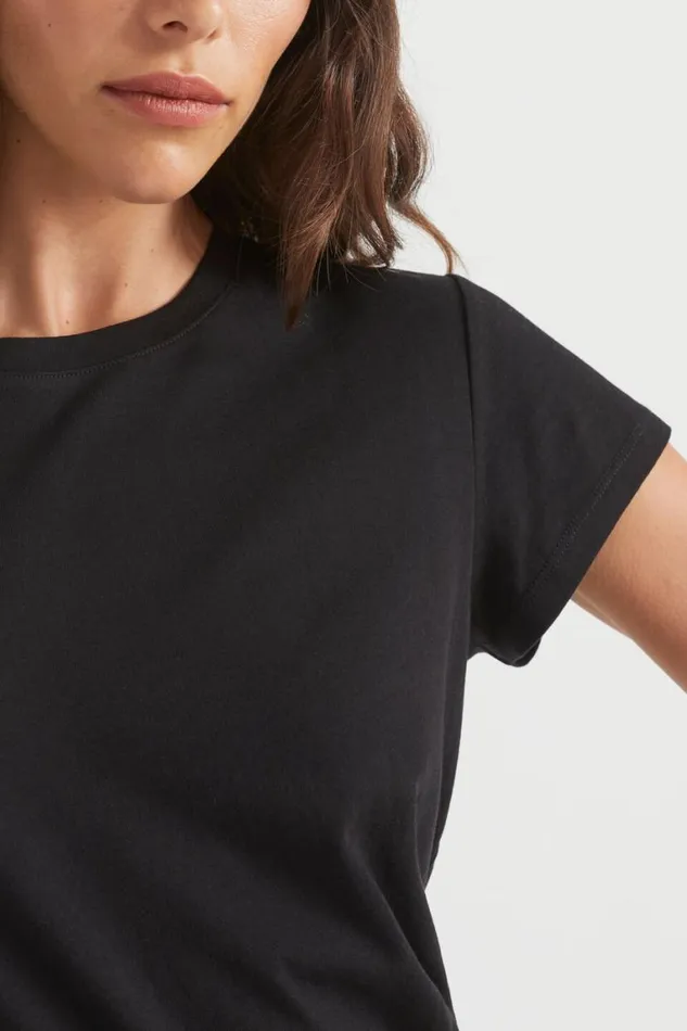 Seed Heritage TShirts and Tops Core Neat Tee Black 8211 Woman