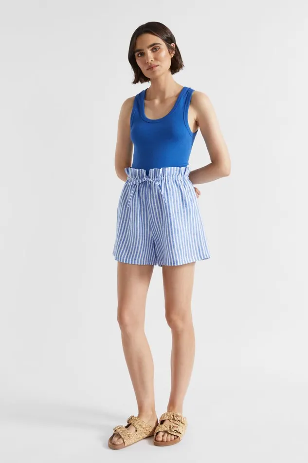 Seed Heritage TShirts and Tops Core Rib Singlet Deep Ocean 8211 Woman