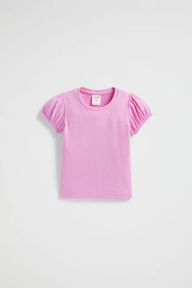 Seed Heritage TShirts and Tops Core Rib Tee Lily 8211 Baby