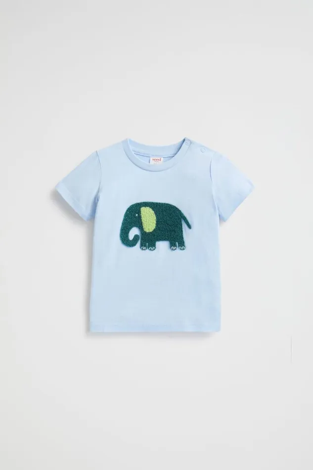 Seed Heritage TShirts and Tops Elephant Tee Baby Blue 8211 Baby