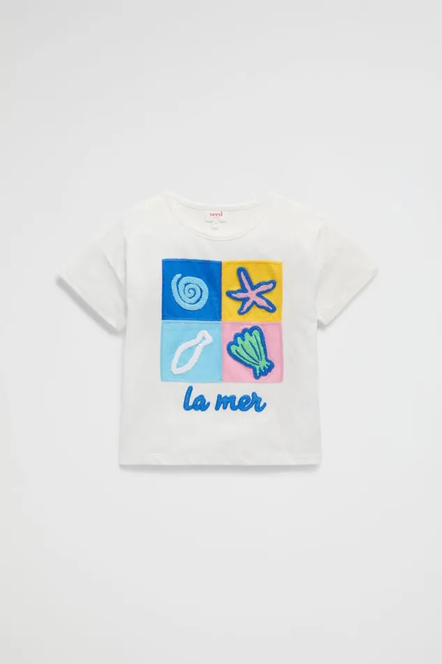 Seed Heritage TShirts and Tops La Mer Tee Canvas 8211 Girl