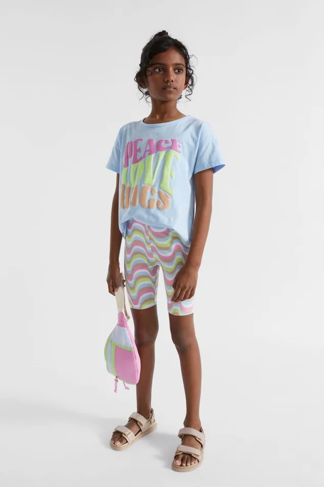 Seed Heritage TShirts and Tops Peace Tee Baby Blue 8211 Girl