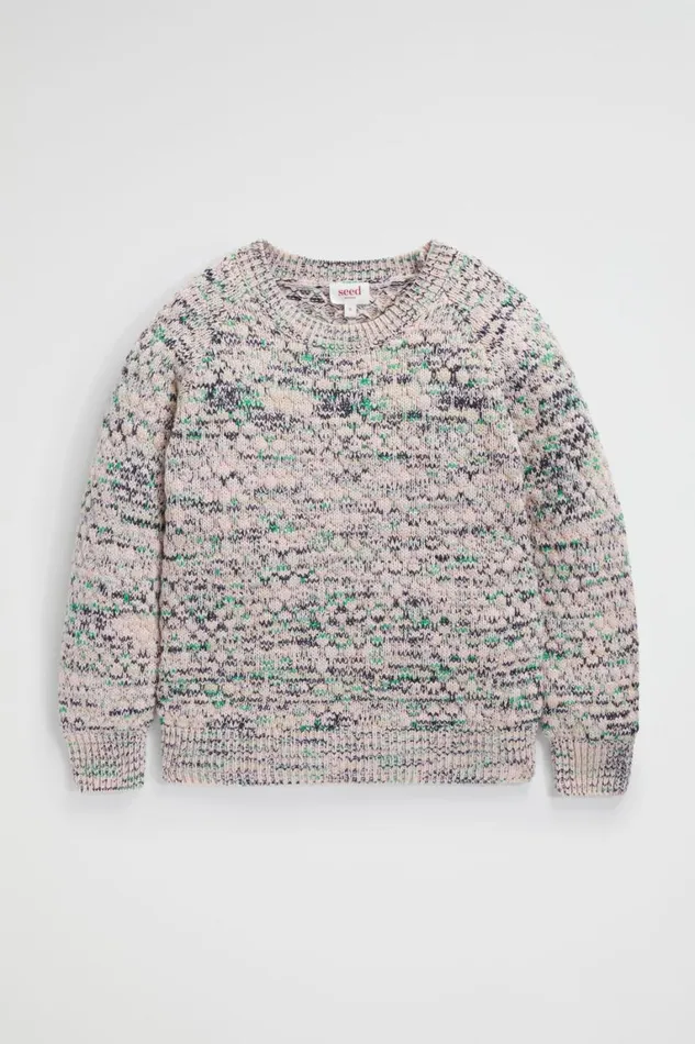 Seed Heritage TShirts and Tops Popcorn Mixy Crop Knit Multi 8211 Girl