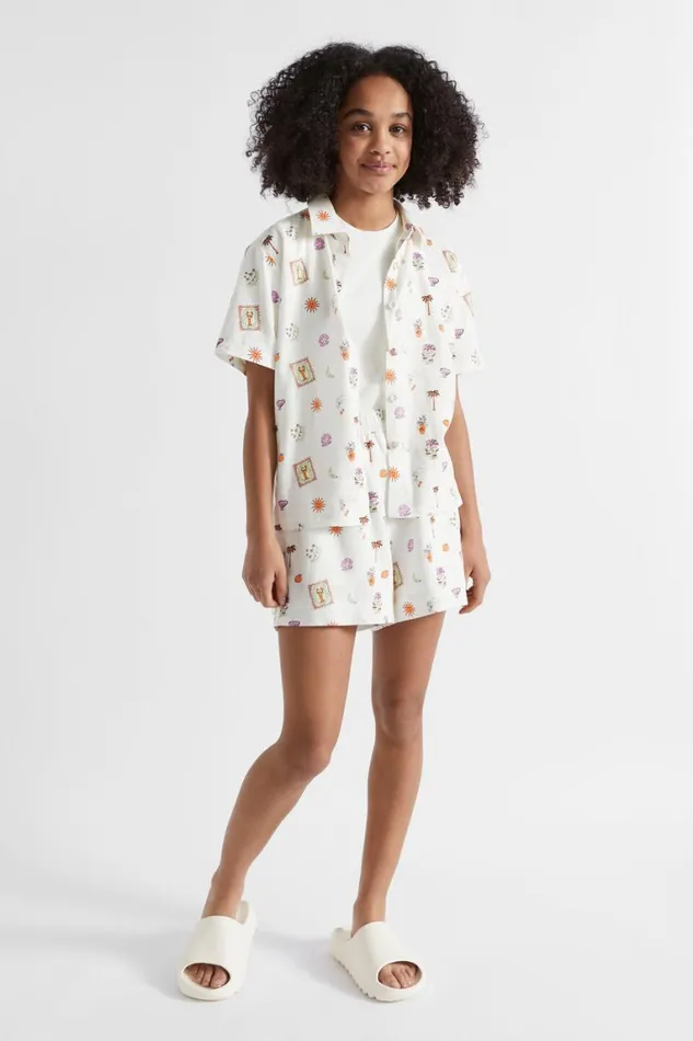Seed Heritage TShirts and Tops Relaxed Soleil Shirt White 8211 Teen Girl