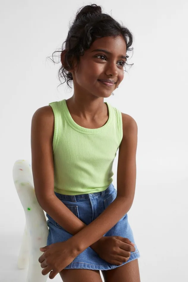 Seed Heritage TShirts and Tops Rib Tank Key Lime 8211 Girl