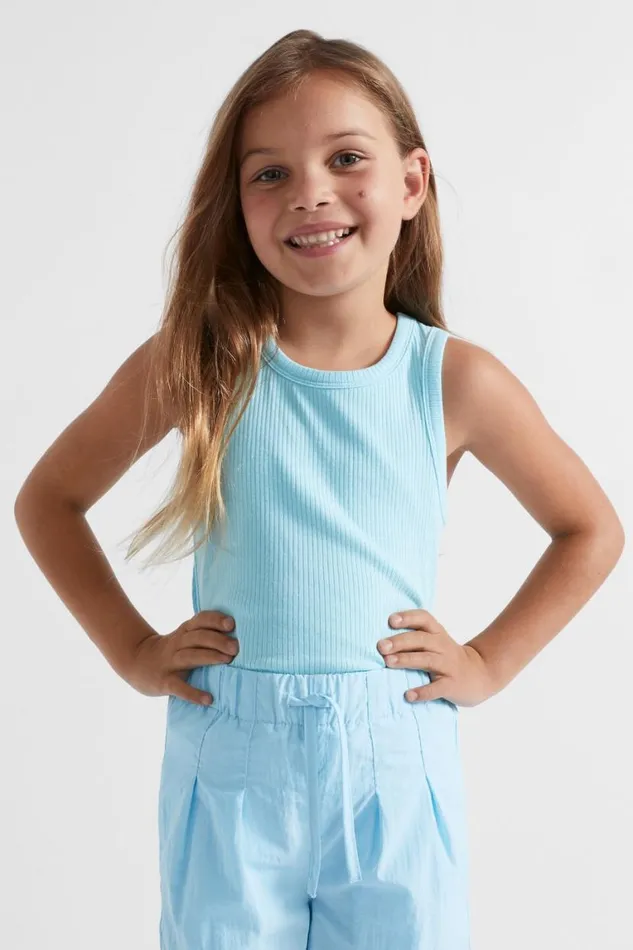 Seed Heritage TShirts and Tops Rib Tank Ocean Blue 8211 Girl