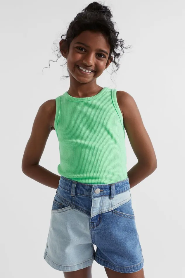 Seed Heritage TShirts and Tops Rib Tank Pine Lime 8211 Girl