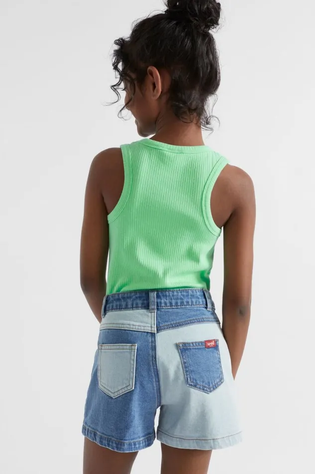Seed Heritage TShirts and Tops Rib Tank Pine Lime 8211 Girl