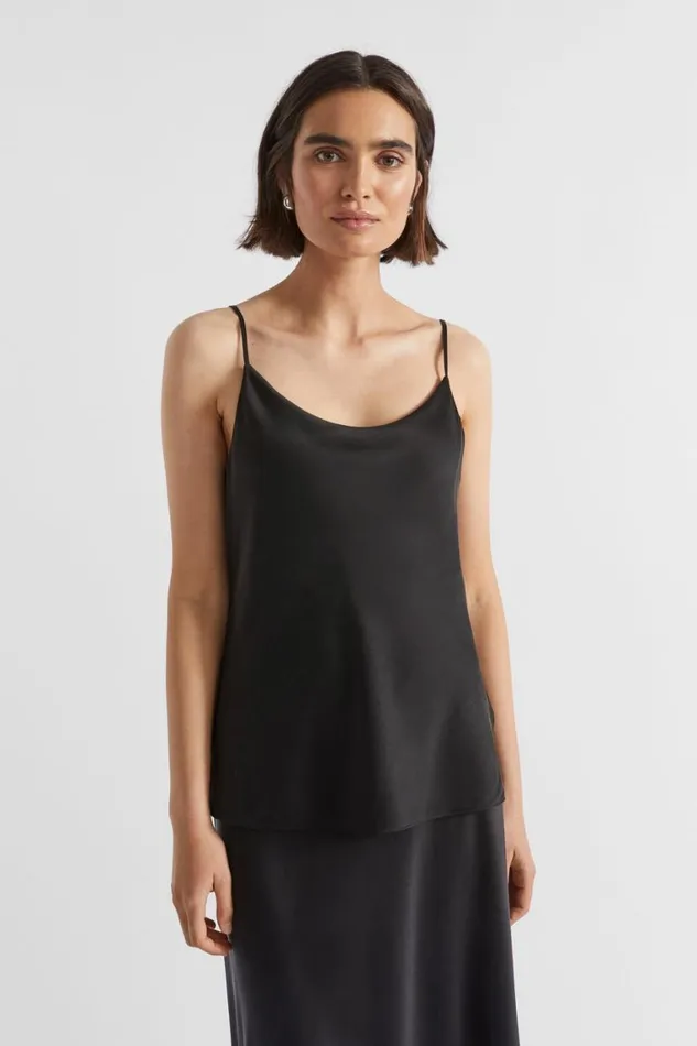 Seed Heritage TShirts and Tops Silk Camisole Black 8211 Woman