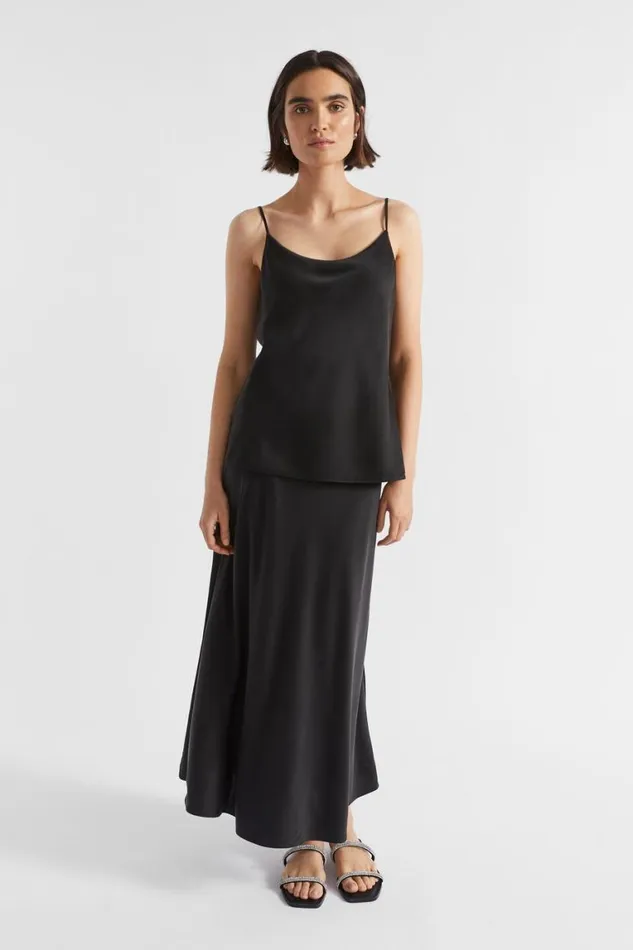 Seed Heritage TShirts and Tops Silk Camisole Black 8211 Woman