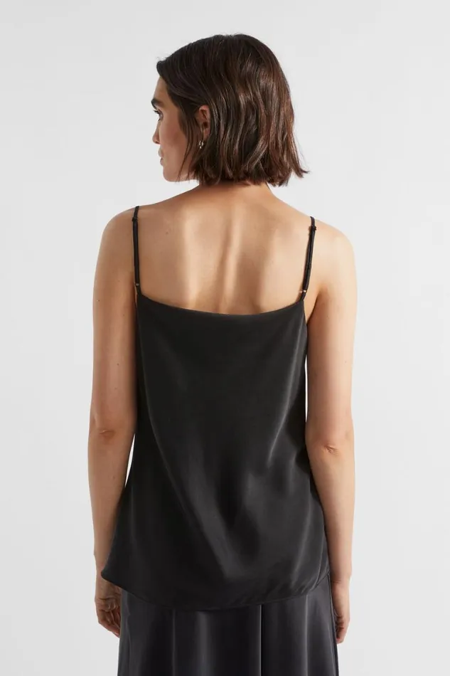 Seed Heritage TShirts and Tops Silk Camisole Black 8211 Woman