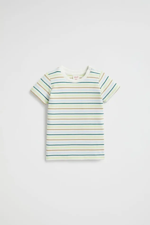Seed Heritage TShirts and Tops Stripe Rib Tee Canvas 8211 Baby