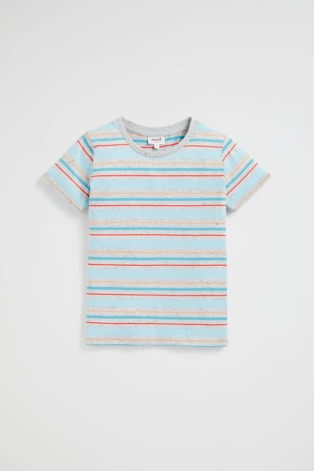 Seed Heritage TShirts and Tops Stripe Tee Cloudy Marle 8211 Boy