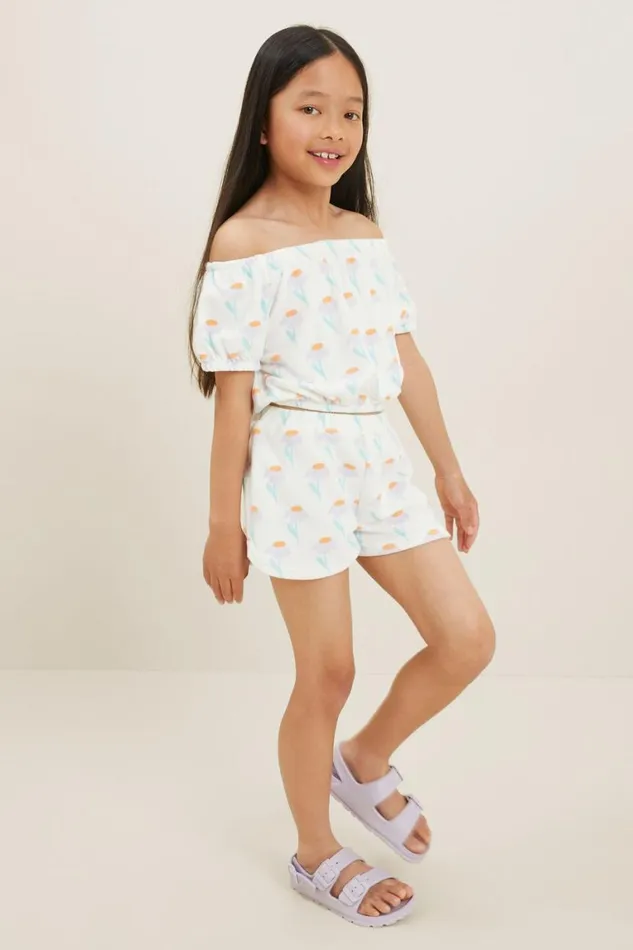 Seed Heritage TShirts and Tops Terry Towel Top Vintage White 8211 Girl
