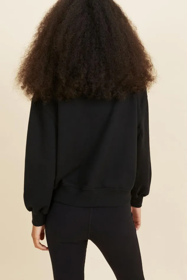 Seed Heritage TShirts and Tops Vintage Washed Sweat Black 8211 Teen Girl