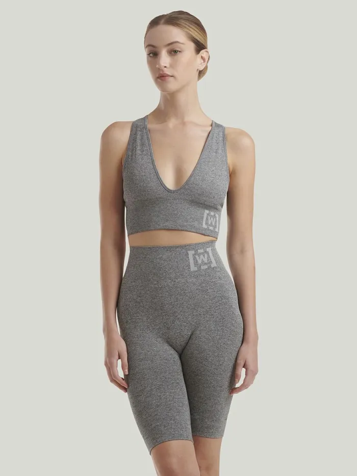Shaping Athleisure Biker Short Grey Melange Women Wolford Shorts