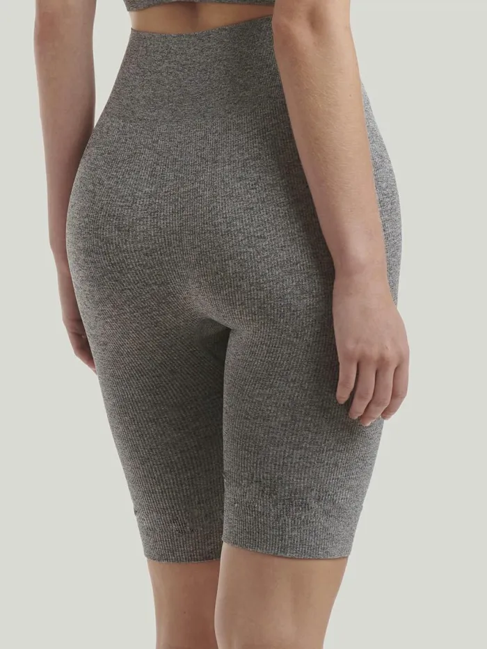 Shaping Athleisure Biker Short Grey Melange Women Wolford Shorts